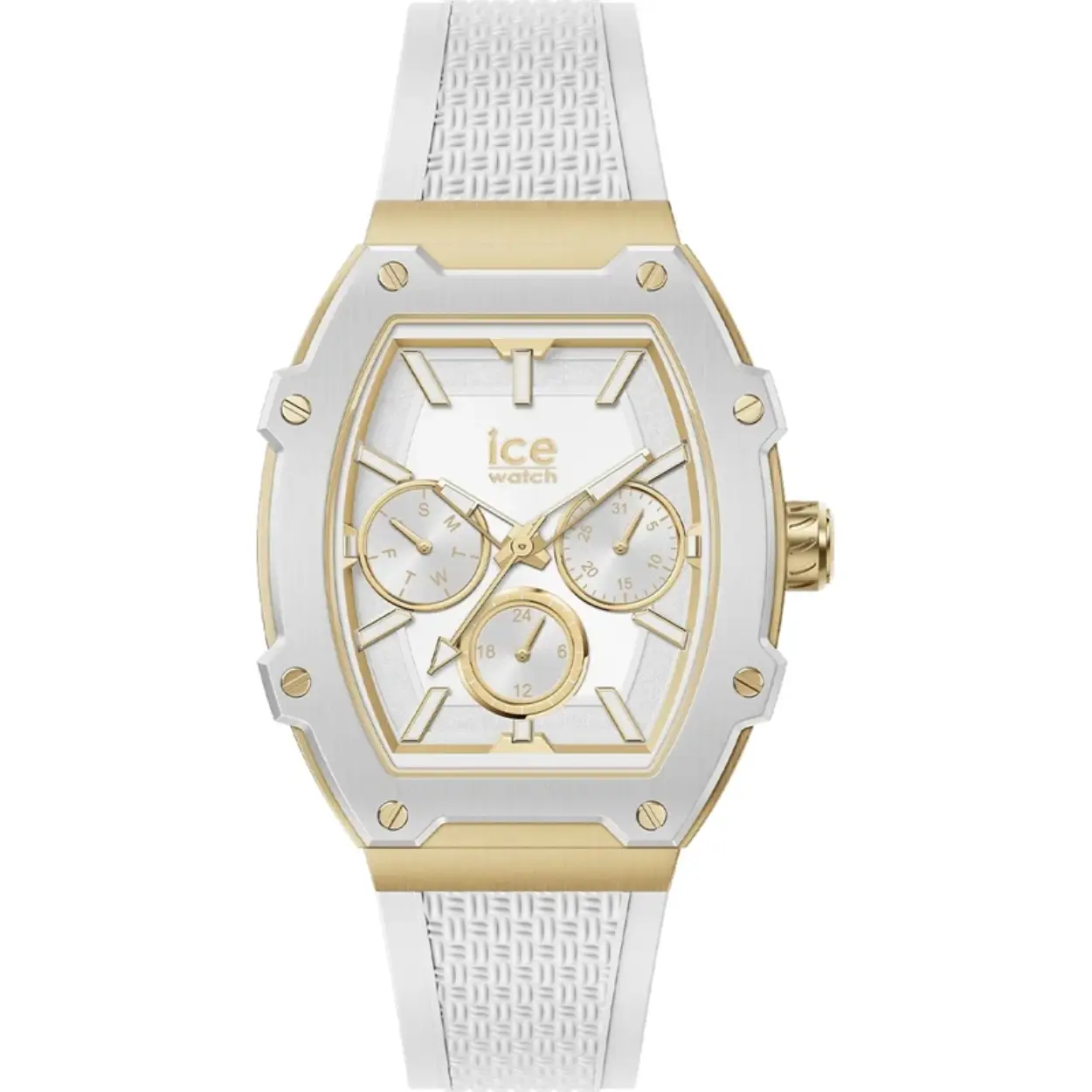 Dit is een horloge van het merk Ice-Watch. De bandkleur van dit horloge is wit.