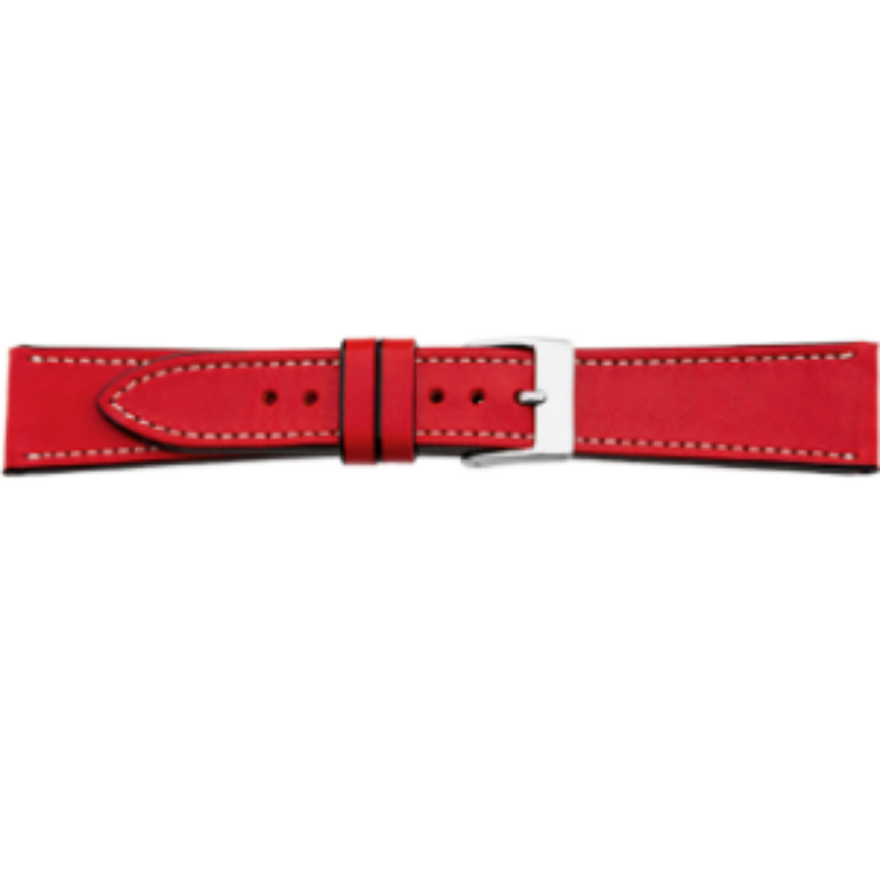 horlogeband 22mm rood