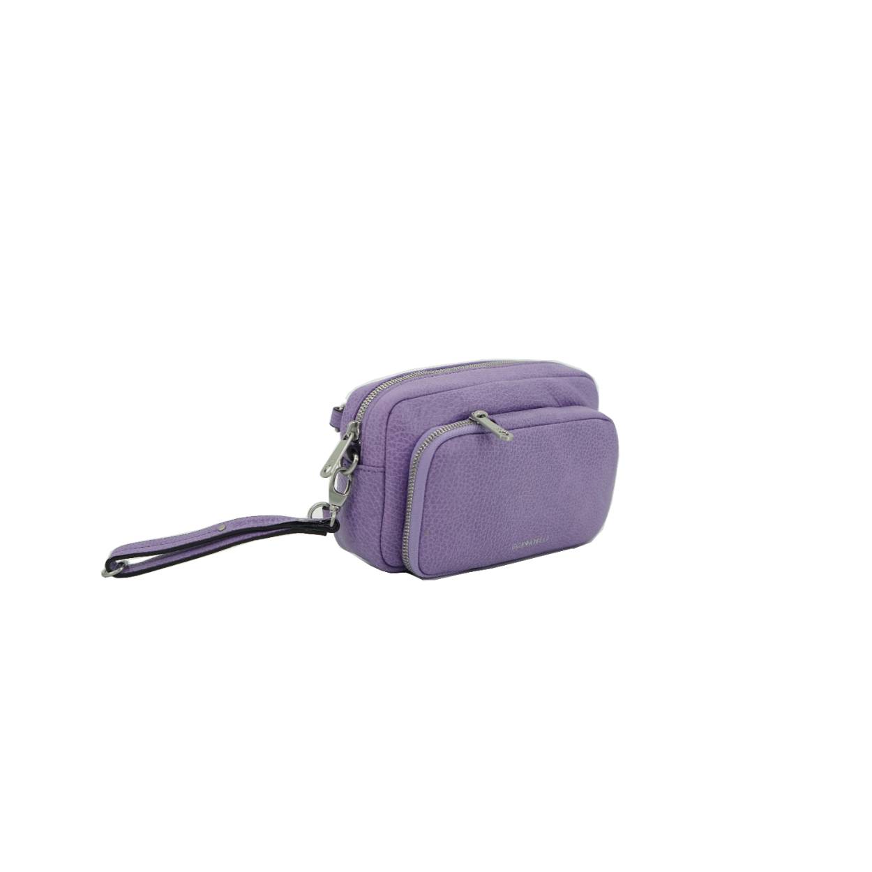 Helemaal hip deze telefoon tas van Gigi Fratelli. De tas is zodanig ontworpen dat u deze tas in de hoogte maar ook in de breedte kan dragen. Onder de toprits zit een pasjes vak en een rits vak..

Deze tas is tevens als clutch te dragen.

Afmetingen:
Hoogte 12 cm x breed 22cm x diep 7cm