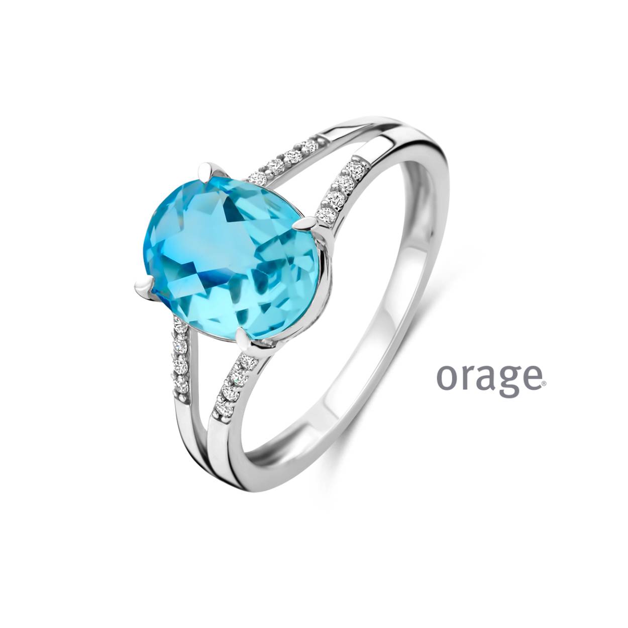 Orage ring zilver