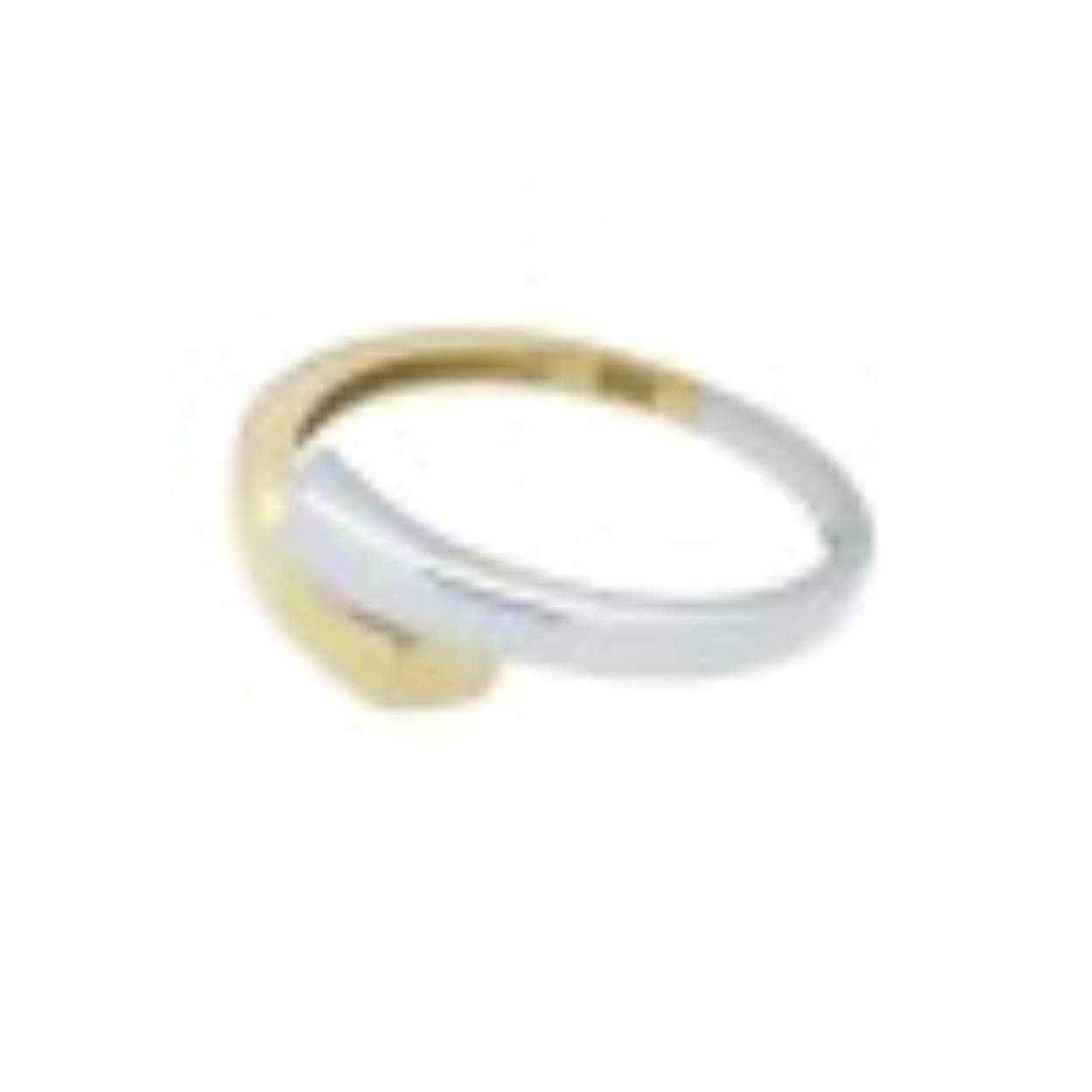 14k geel/wit gouden ring