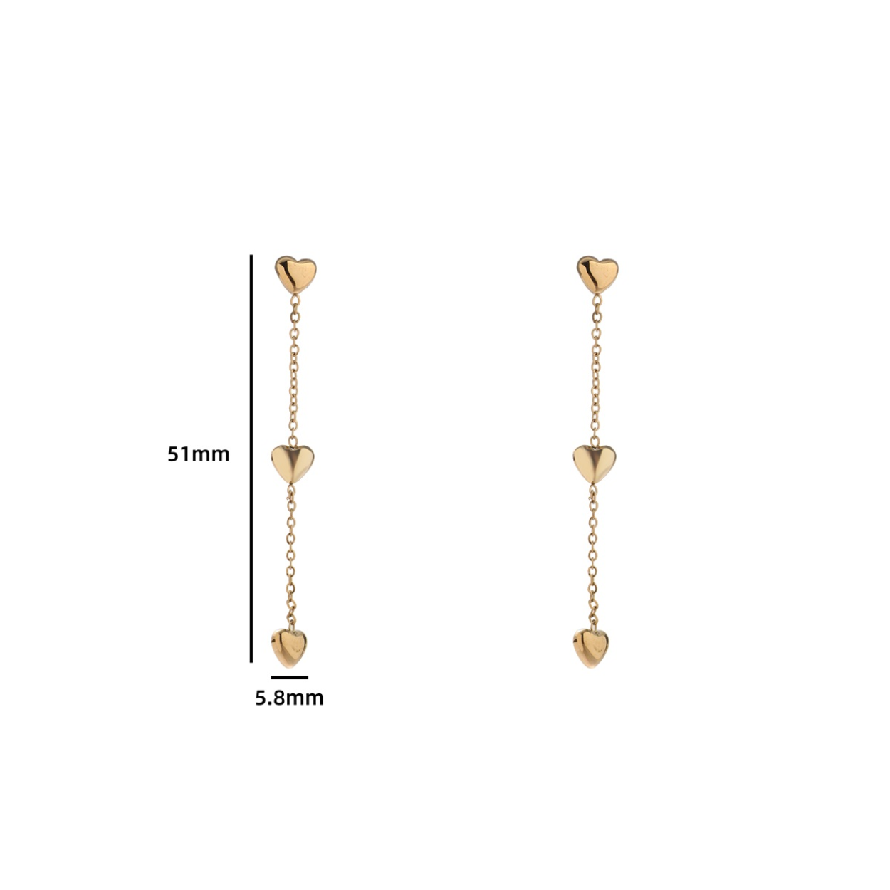 Day&Eve SS Oorsteker hartje E4267-1