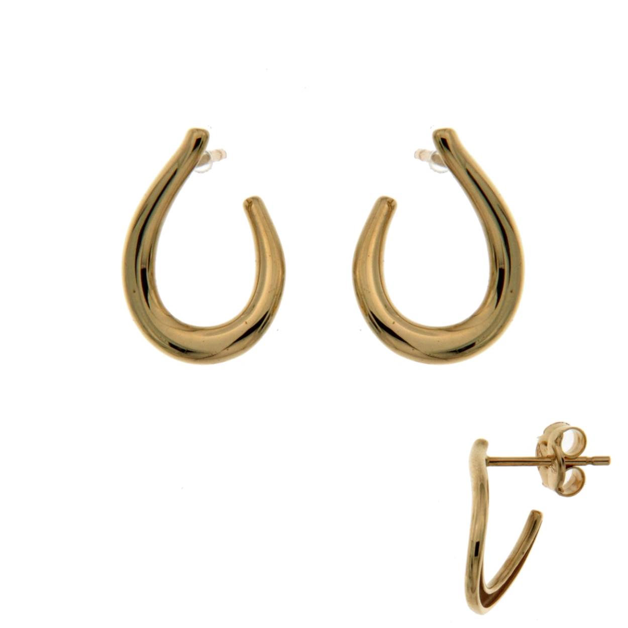 Oorringen geel goud 18kt