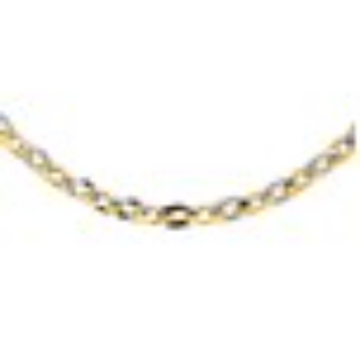 14k geel/wit gouden armband op 19cm lengte