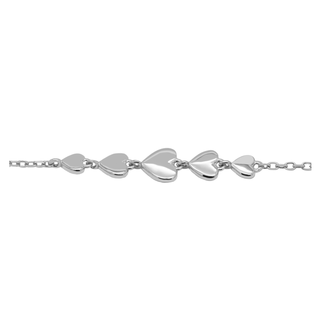 94155S Karma armband hartjes | zilver | armband LOVING