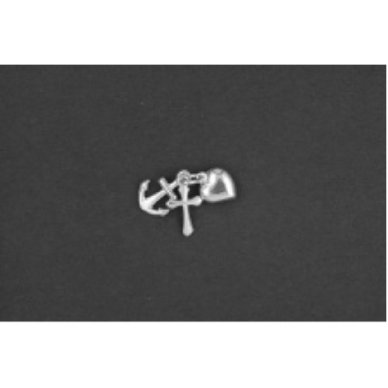 Geloof hoop liefde hanger zilver
