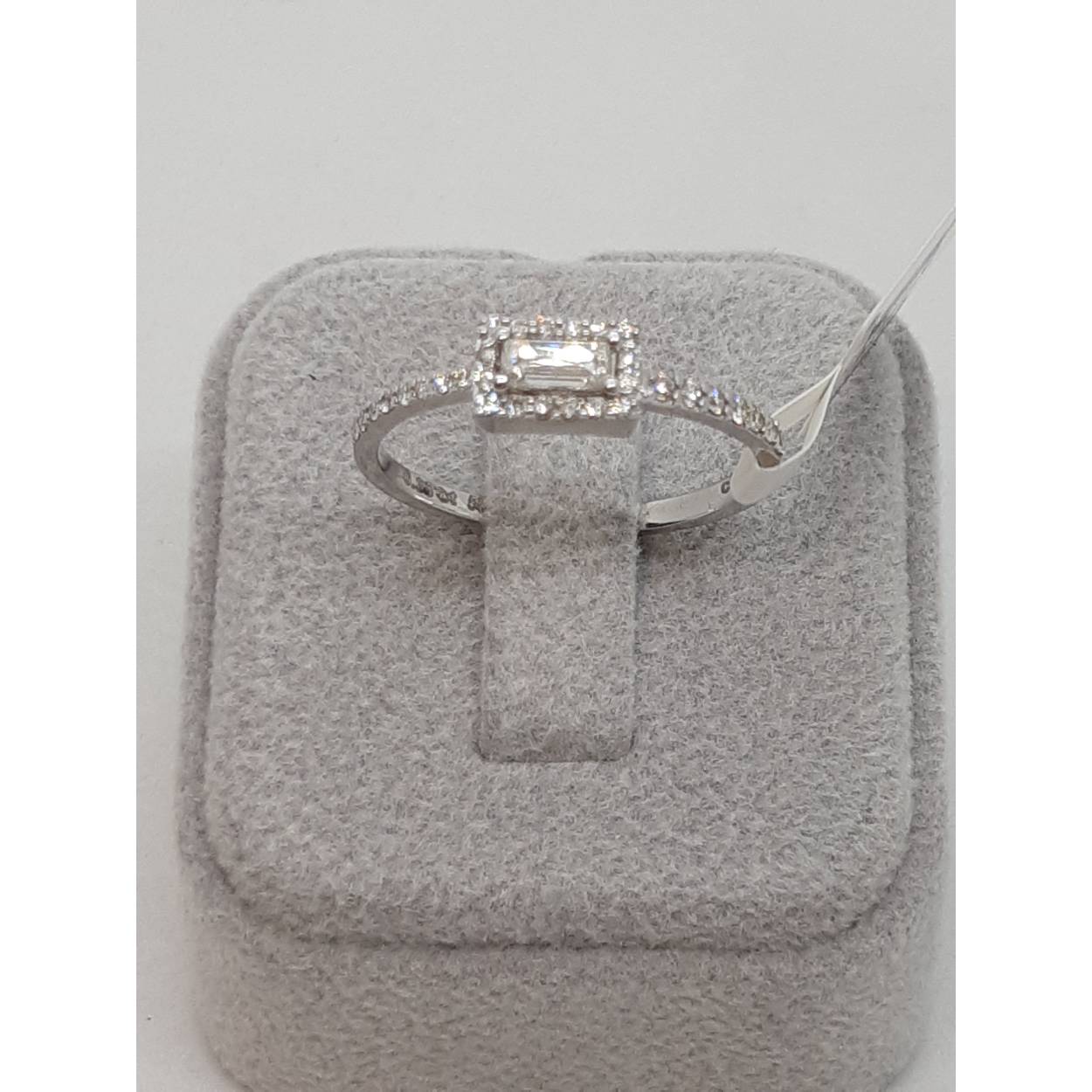 diamant ring0.20 f si0.18 bg 14kt