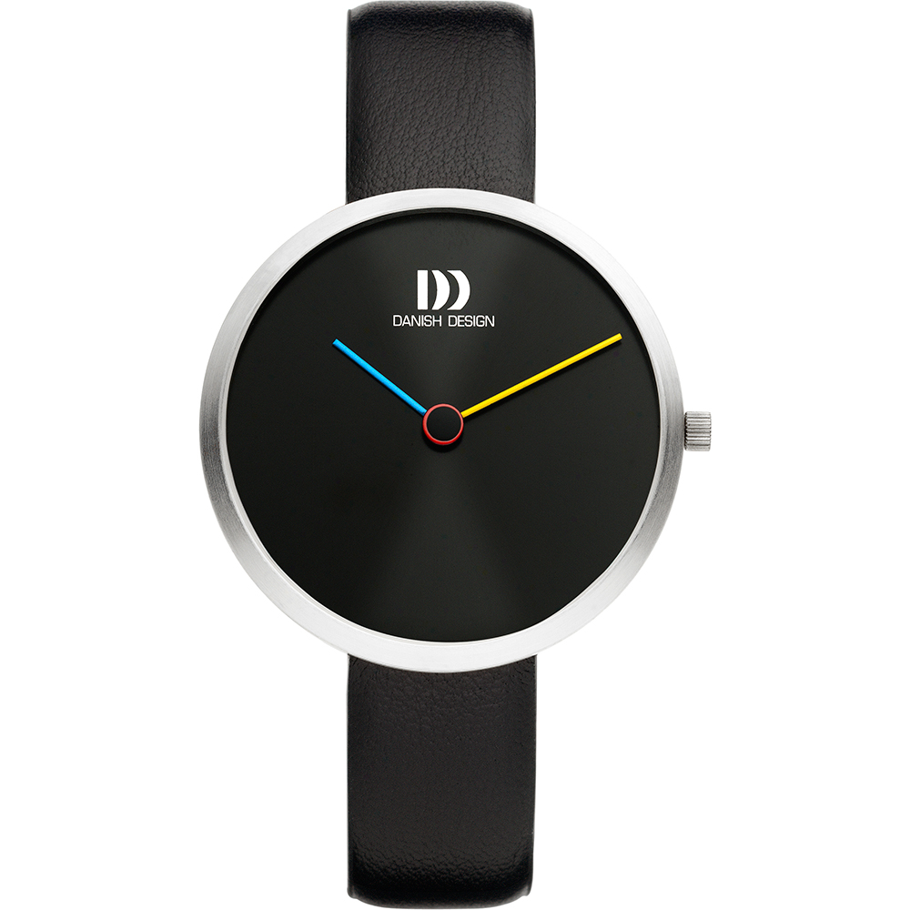 Dit Danish Design horloge heeft een roestvrijstalen kast met een diameter van 36mm en is voorzien van een leren band. In de kast bevindt zich een kwaliteitsuurwerk en is afgewerkt met mineraalglas. Het horloge is 3ATM