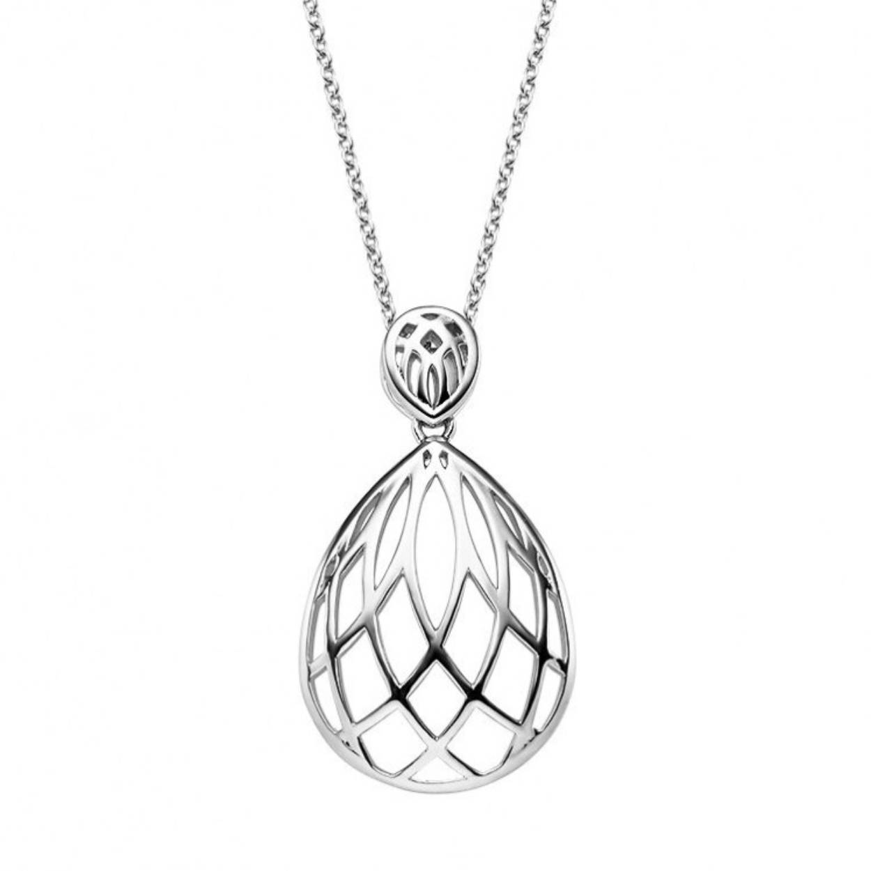 Prachtige zilveren collier van Viventy. Tevens bijpassende oorsieraden en ring verkrijgbaar!