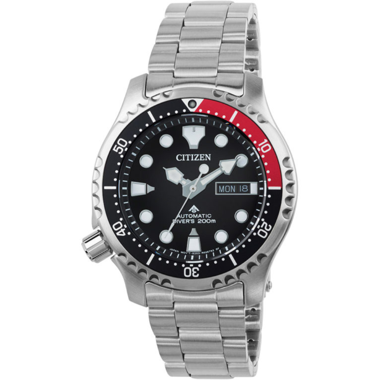 Dit automatisch horloge van het merk Citizen is een prachtig horloge. Het horloge heeft een kast gemaakt van staal en een zilverkleurige band gemaakt van staal. Met de functie: 40h Gangreserve