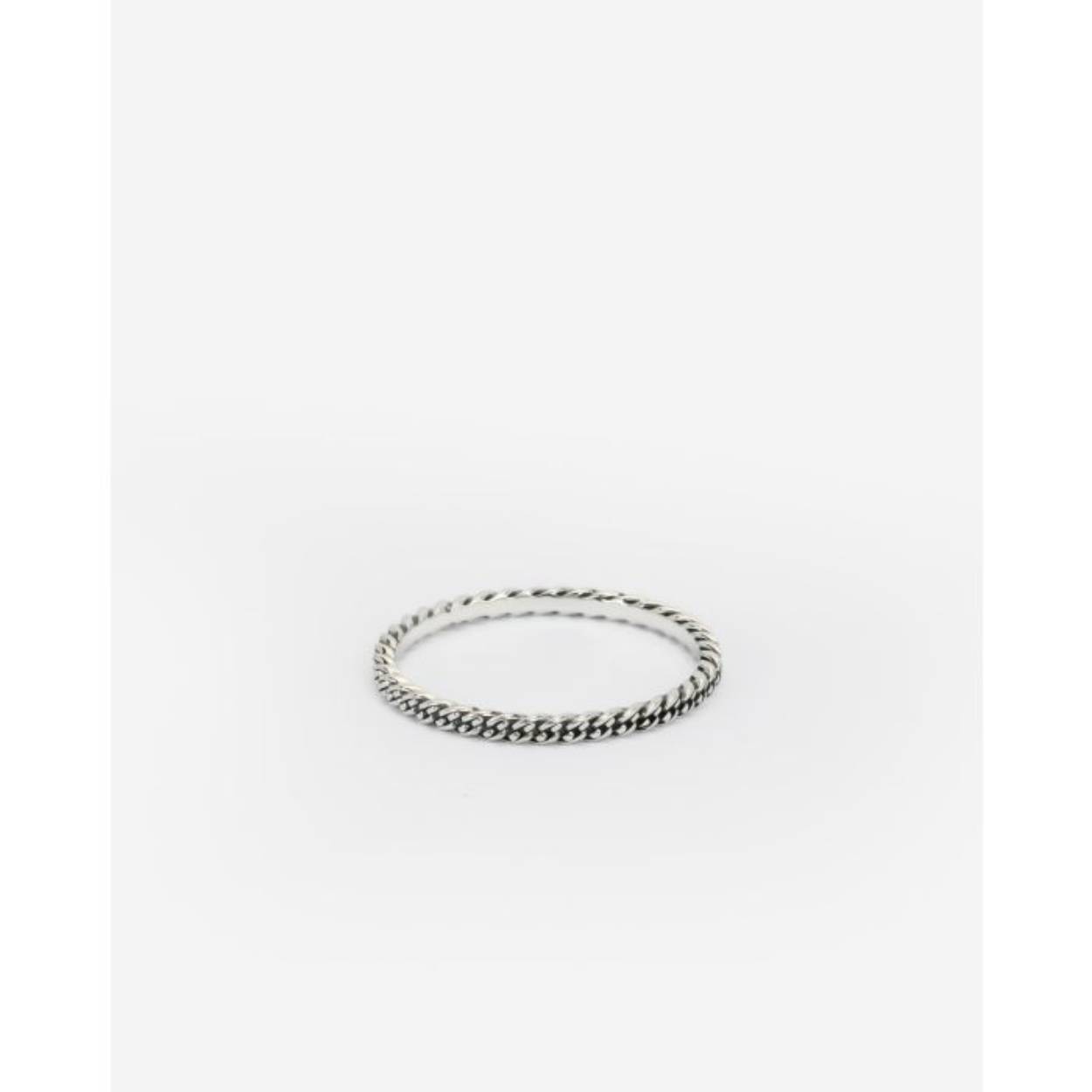 Stacking ring Nathalie silver mat 17.5