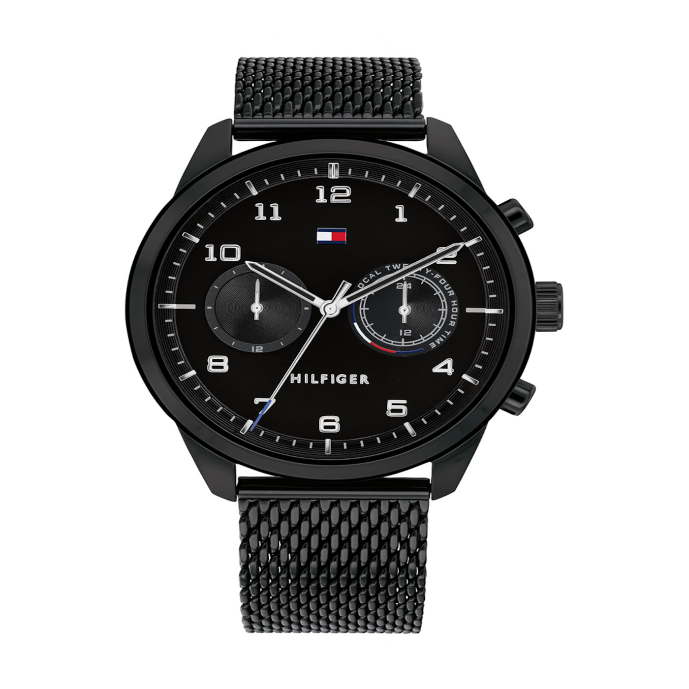 Dit Tommy Hilfiger horloge heeft een kleur coating op de roestvrijstalen kast met een diameter van 44mm en is voorzien van een metalen band. In de kast bevindt zich een kwaliteitsuurwerk en is afgewerkt met mineraalglas.

Het horloge is 5ATM. Dit betekent dat het horloge geschikt is voor douchen. Verder wordt het horloge geleverd met 2 jaar wereldwijde garantie.
