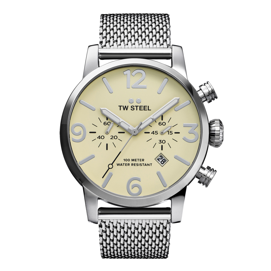 Dit stoere horloge is gebaseerd op de race wereld