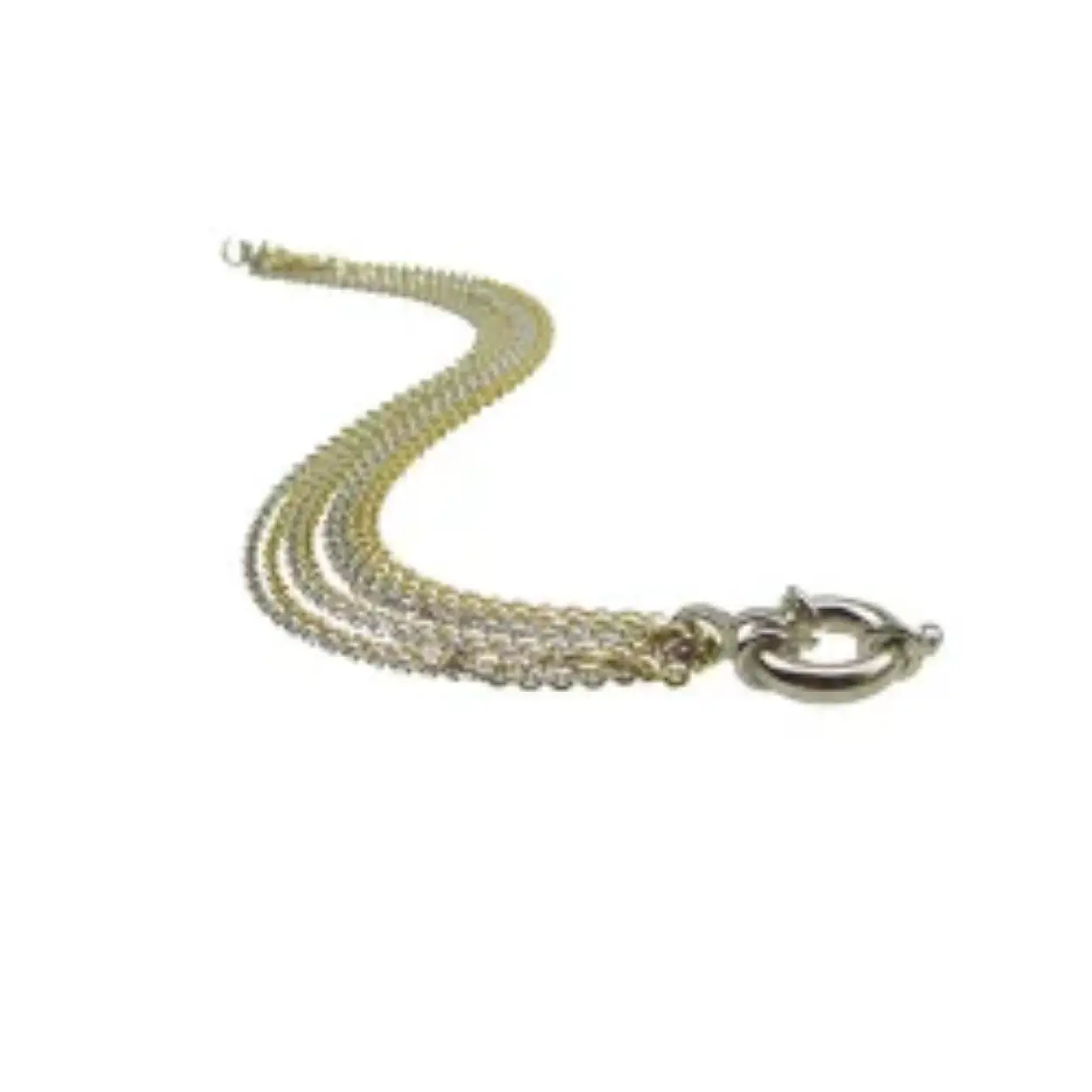 8 rijen ketting Design met mooie veerring. De kettingen zijn Glossy Rhodium plated & Gold Plated - en ook geslepen met Diamonds (DC), zodat ze bovendien een glanzend oppervlak hebben - Allemaal natuurlijk gemaakt van Sterling zilver.

