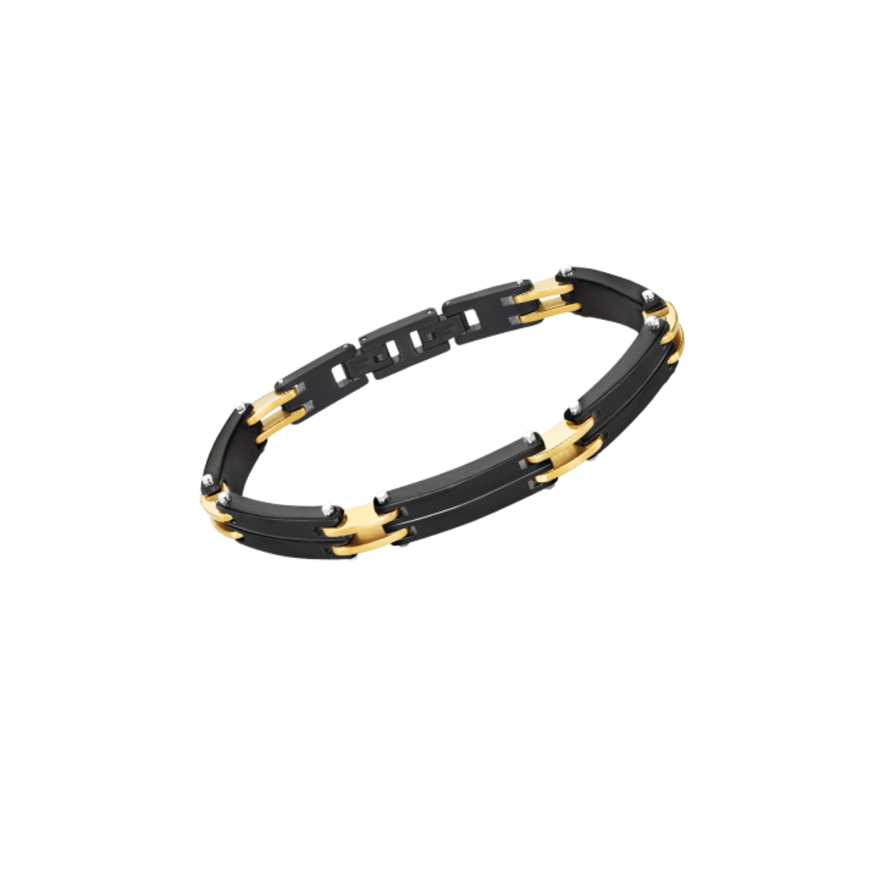 Armband staal lotus