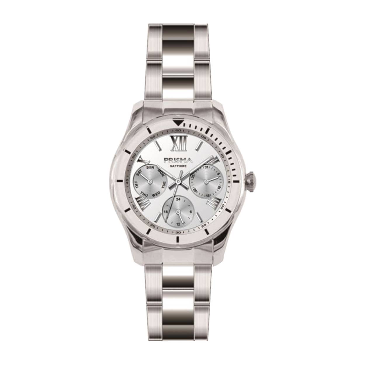De Fertile Small. De kleinere uitgave van de originele Fertile-collectie. Zowel de band als de kast van het horloge zijn millimeters smaller dan de originele collectie. Dit maakt het horloge perfect voor een damespols. Ondanks zijn kleinere afmetingen heeft deze chronograaf alle originele Fertile details, zoals de glimmende Romeinse index, dag-, uur- en datumaanduiding.