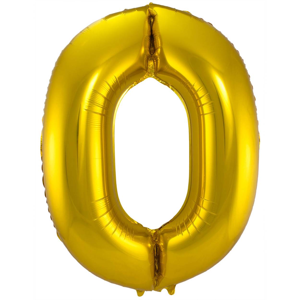 Gouden Folieballon Cijfer 0 - 86 cm. Inhoud: 1 folieballon. Kleur: Goudkleurig. Bijvoorbeeld te gebruiken tijdens de volgende feestgelegenheid/feestgelegenheden: Verjaardag, Jubileum en Kinderfeestje. Deze folieballon is 34 inch/86 cm. Het artikel is gemaakt van folie.