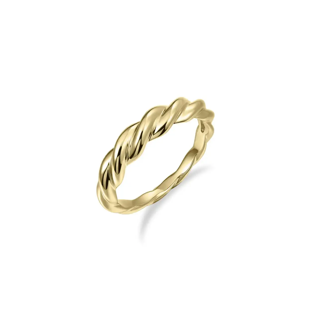 GISSER 14KARAATS GOUDEN RING IN MAAT 56