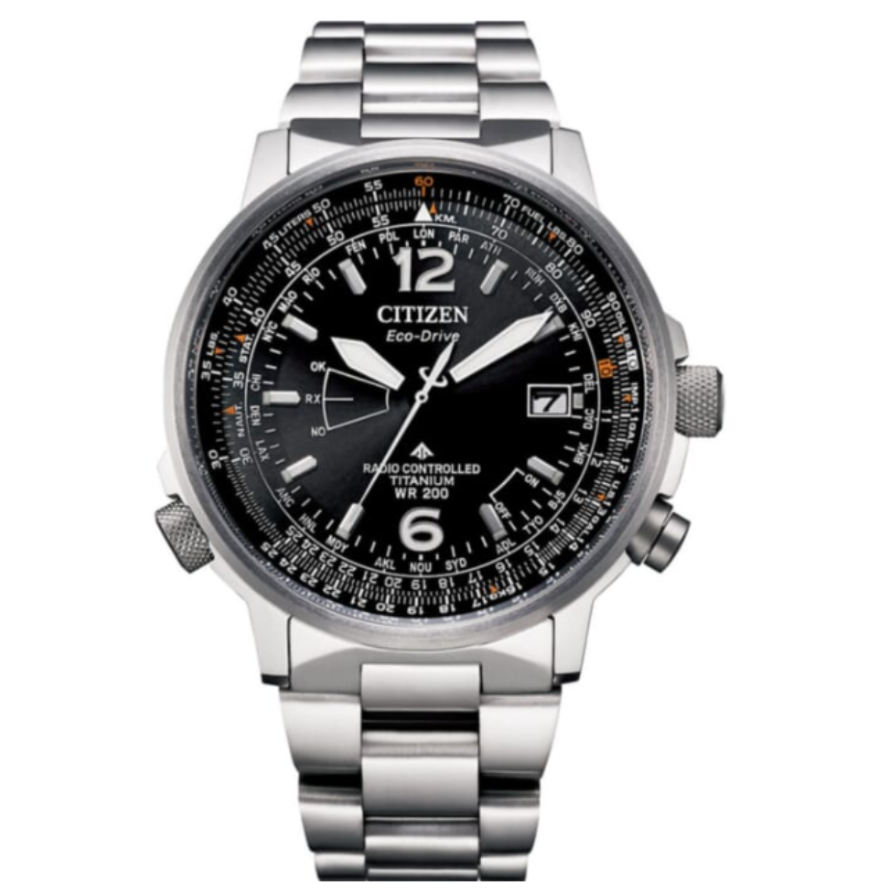 Citizen Radio Controlled Horloge Eco-Drive Titanium