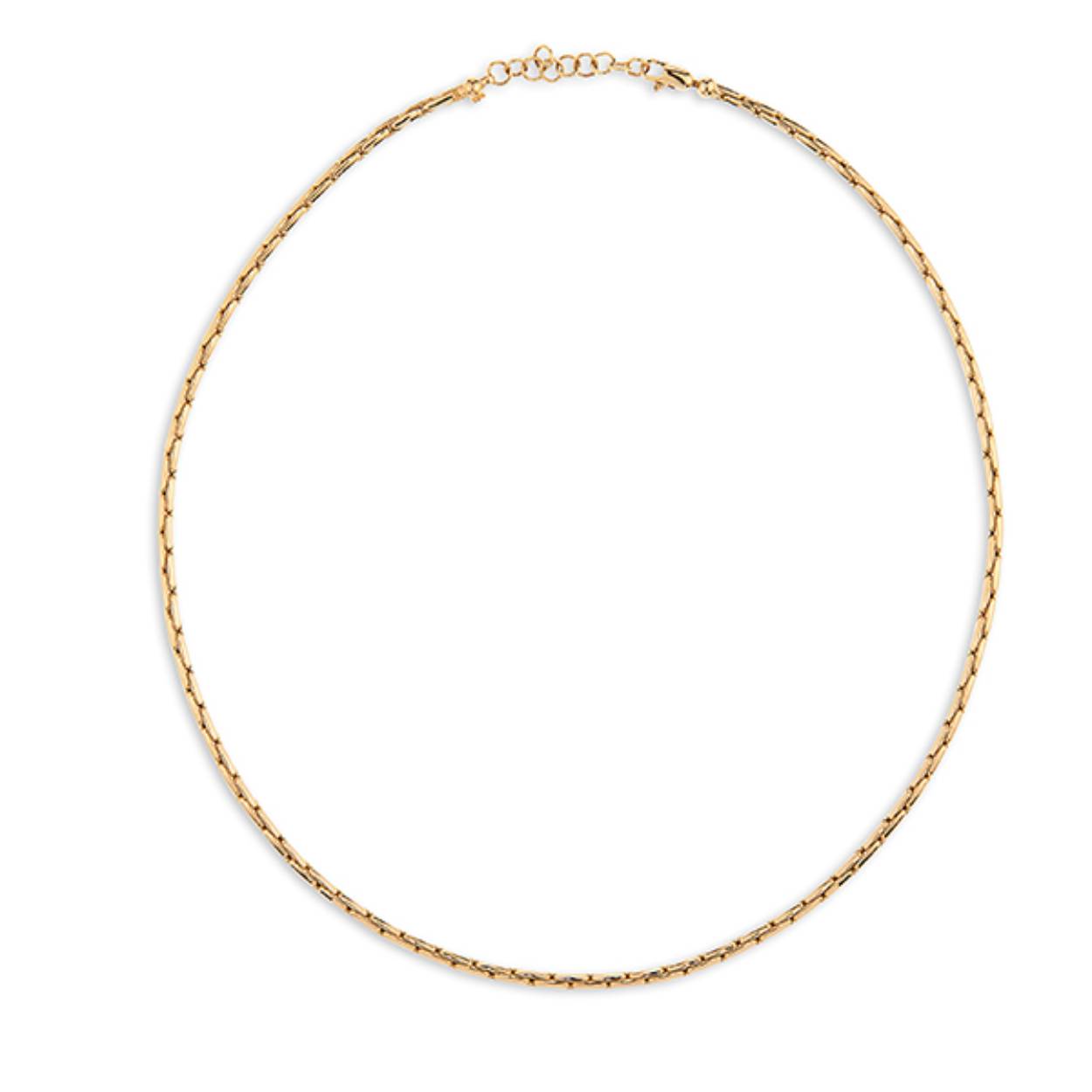 14kt gouden schakelcollier