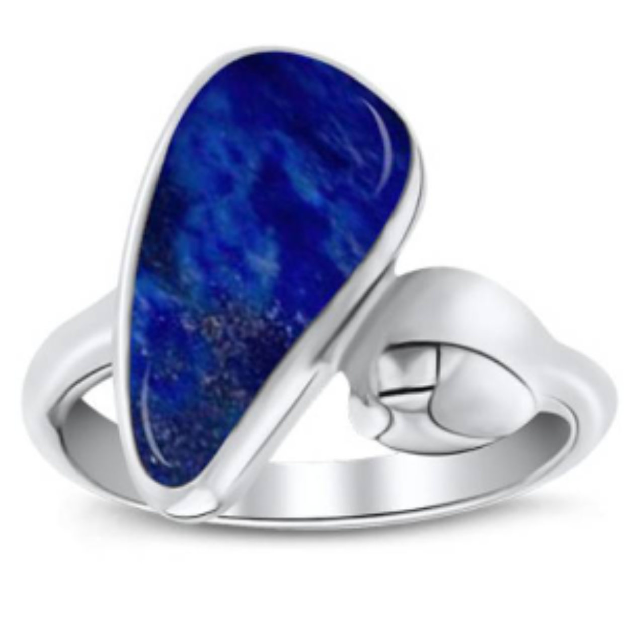 MY iMenso Eterno "Callisto lapis" ring (925/rhod-plated) 