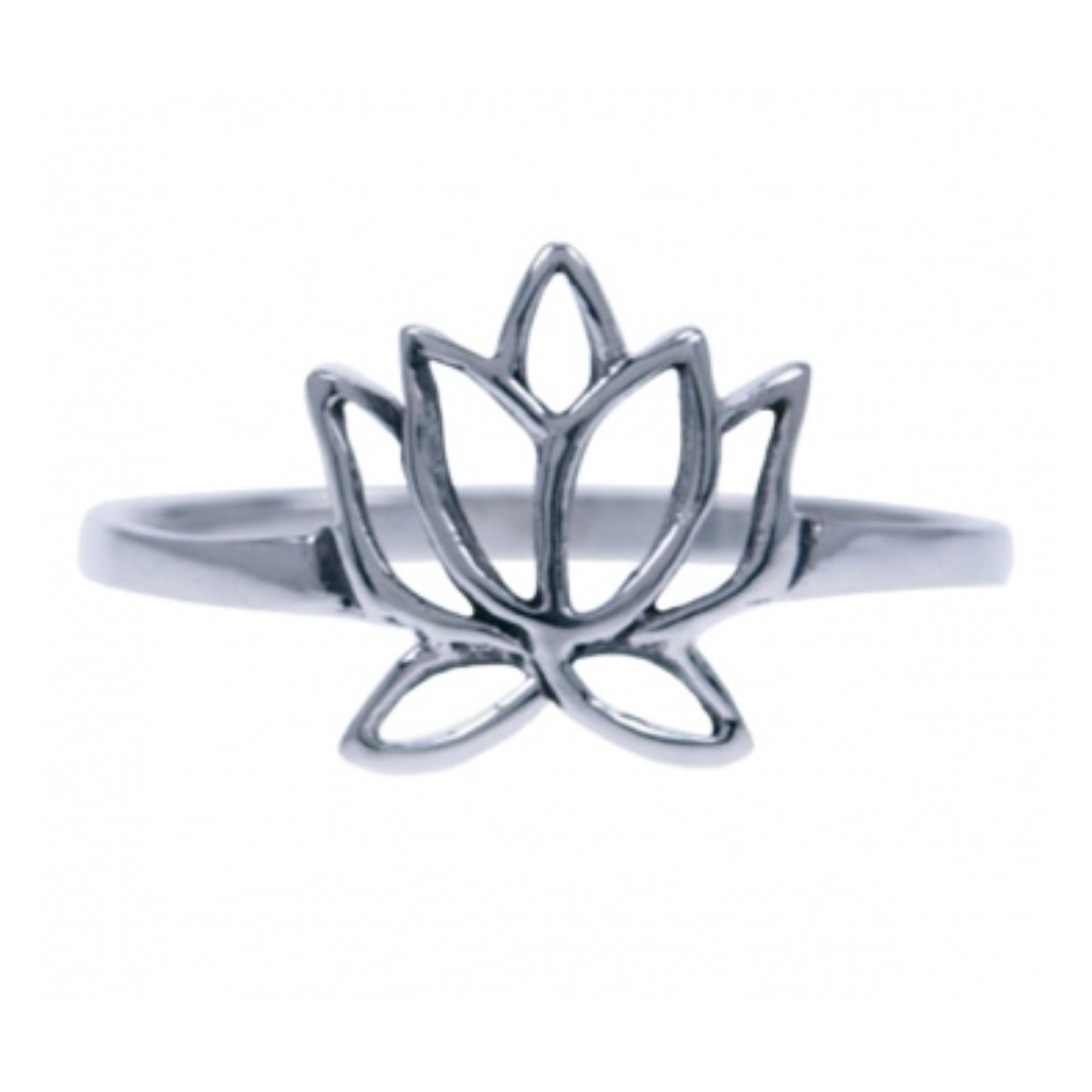 Zilveren ring met opengewerkte lotus.
maat 16 t/m 19 verkrijgbaar