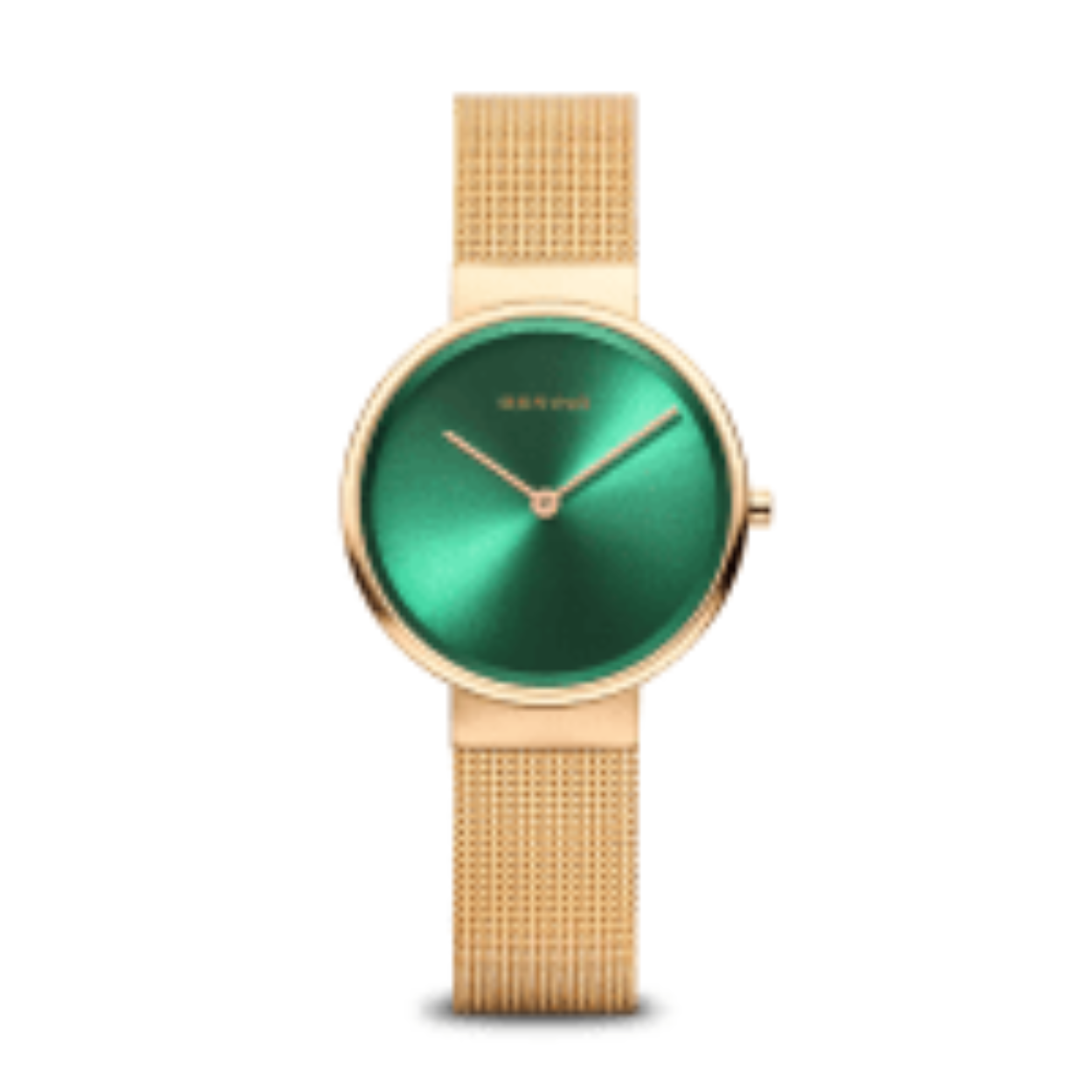 Dit zeer elegant horloge van het merk Bering past perfect bij uw gouden sieraden en draagt zeer comfortabel vanwege de lichte soepele band. Tevens bevat het horloge een saffierglas en is de kast slechts 7 mm dik, op de pols zal dit horloge nog dunner tonen vanwege de vormgeving van de kast.