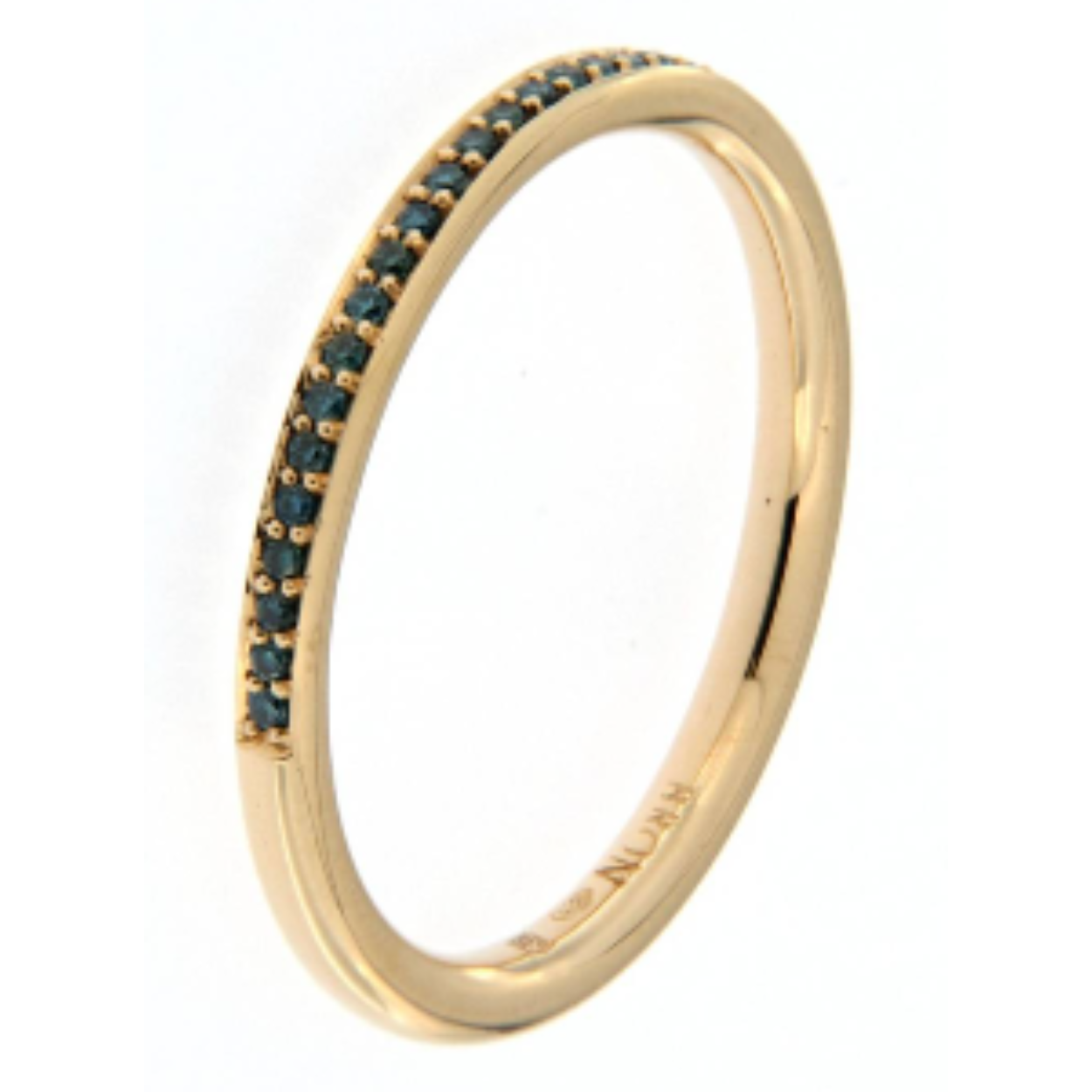 8RR3502IBR BRON RING STAX MET ICE BLAUW DIAMANT