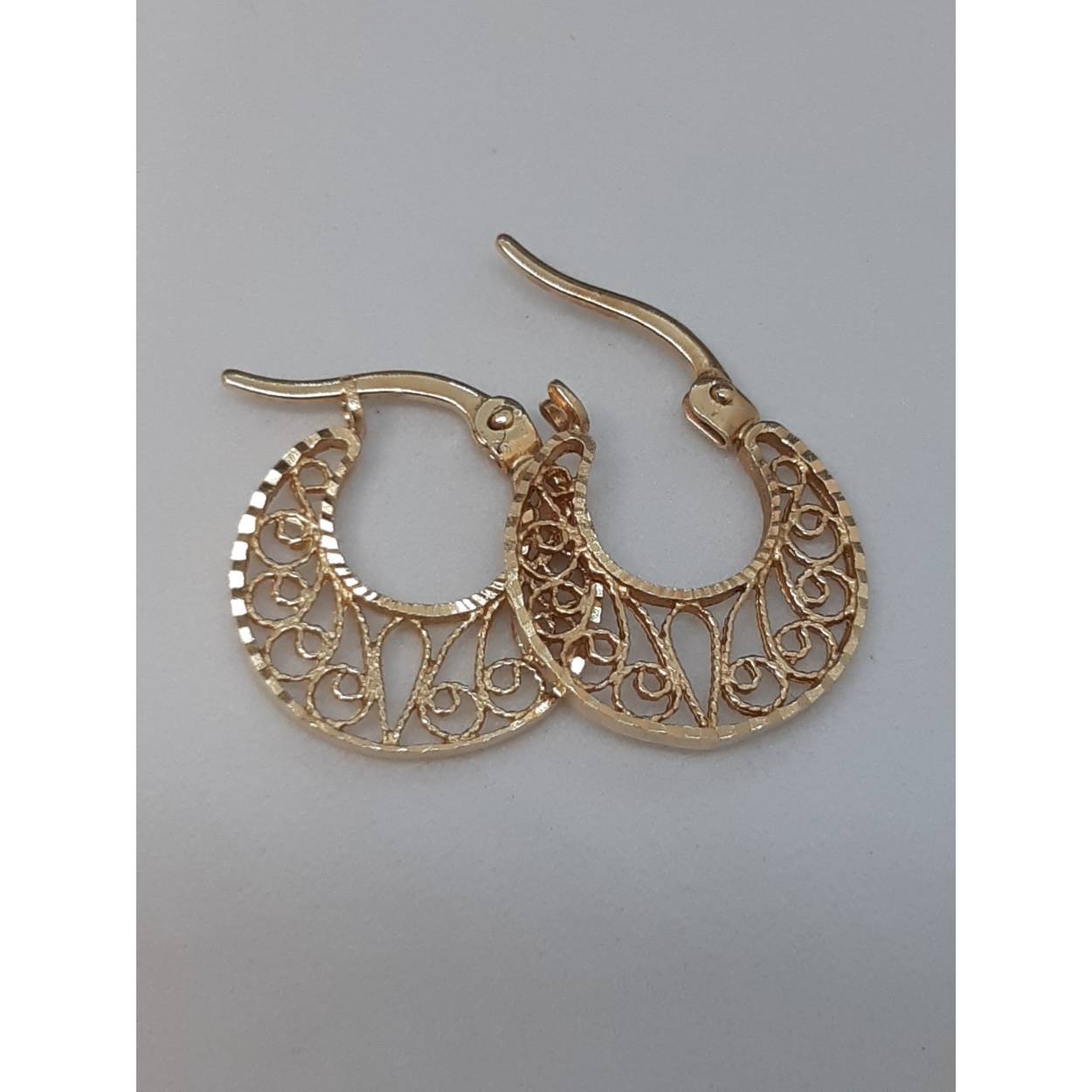 gouden oorbellen 14k