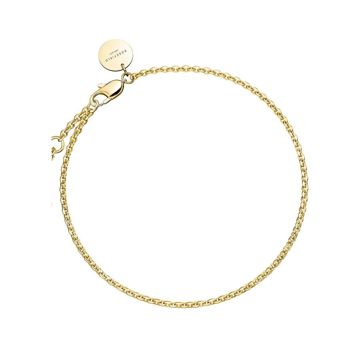 Rosefield JBOLG-J599 Thin Chain Bracelet Gold