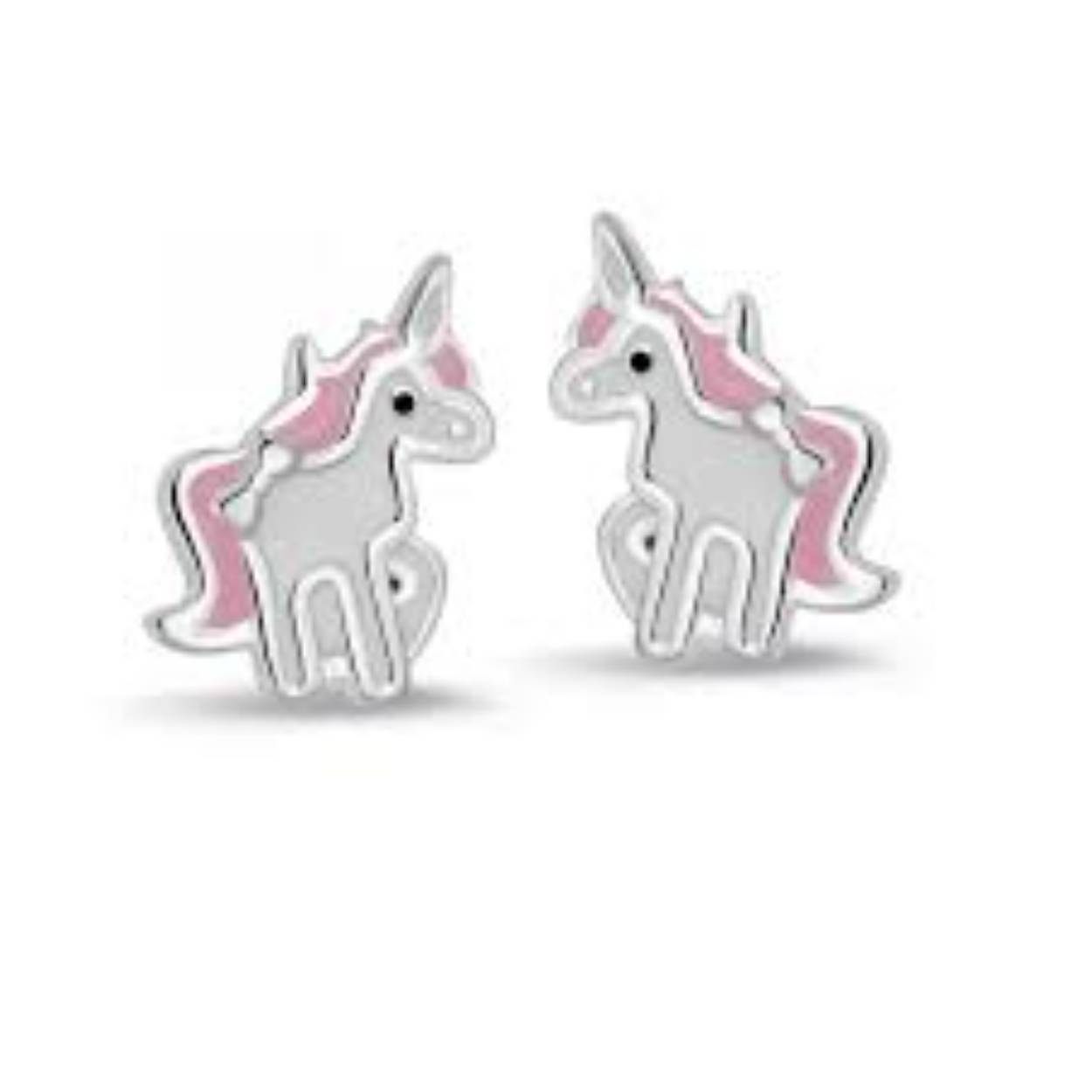Zilveren unicorn 