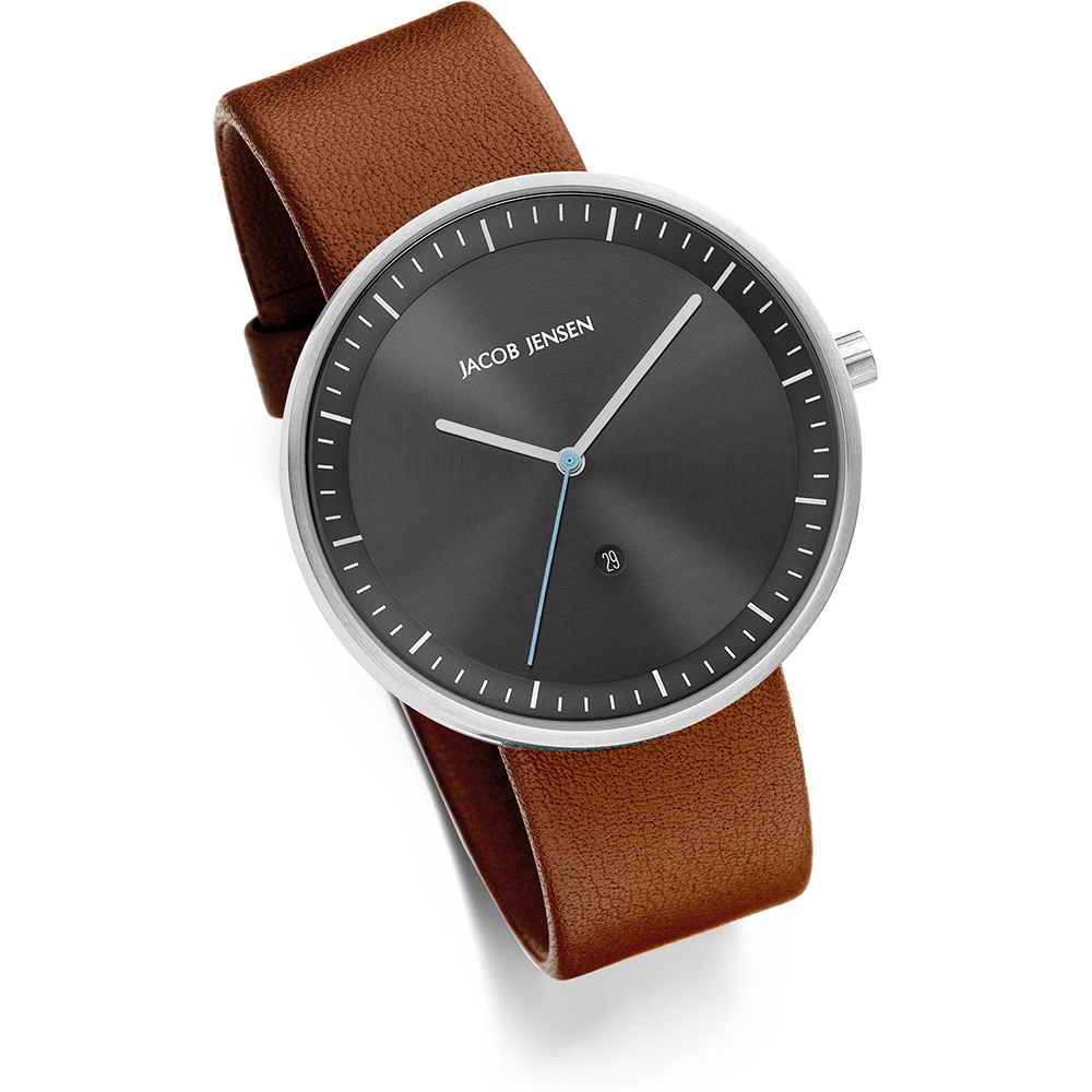 JACOB JENSEN HORLOGE 275 STAINLESS STEEL "STRATA"