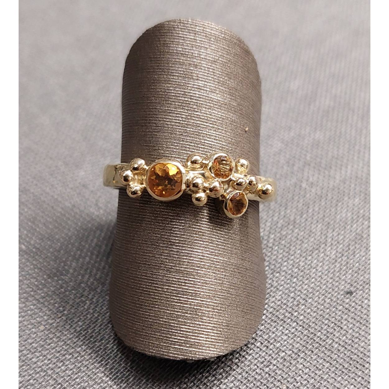 14kt ring met citrien