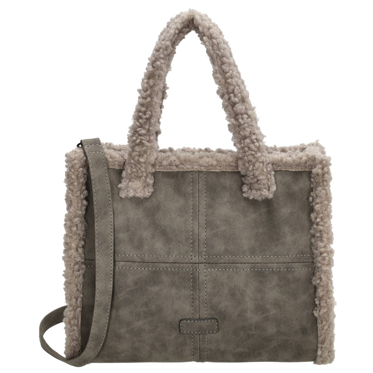 Wij zijn helemaal verliefd op deze handtas! Deze prachtige handtas komt uit de Laredo serie van Beagles. De teddy rand van de tas geeft 'm een knusse uitstraling, perfect voor de herfst en winter dagen! Deze handtas heeft een hoofdvak met ritssluiting waarin je jouw spullen kunt meenemen. Aan het dubbele handvat draag je deze mooie handtas met jou mee. De schouderband is verstelbaar en afneembaar. Heb jij deze musthave al in huis?

De eigenschappen van deze handtas zijn: 

Hoofdvak met ritssluiting
Dubbel handvat 
Verstelbare schouderband