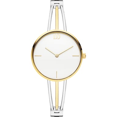 Bicolour klemband horloge Danish Design