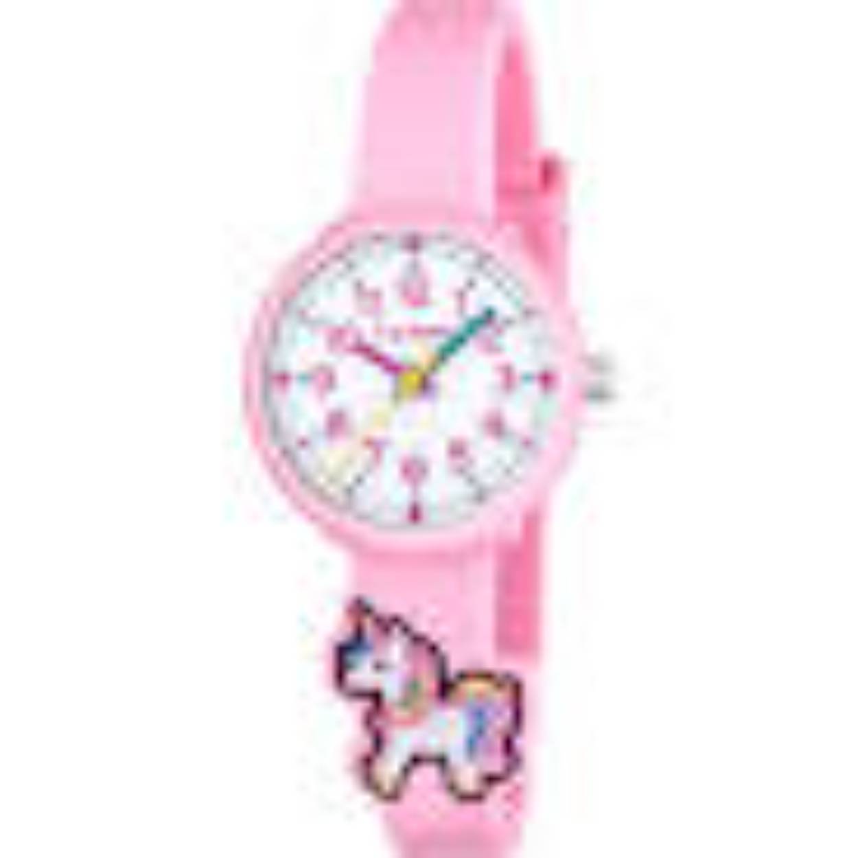 Dit kinder is een schattig kinderhorloge met een roze polsband. De kast is gemaakt van stevig plastic en siliconen. Dit horloge heeft geen datumaanduiding. Ideaal om dagelijks te dragen; perfect voor kinderen die een stijlvol accent willen toevoegen aan hun outfit. Draag om de pols voor comfort en stijl.