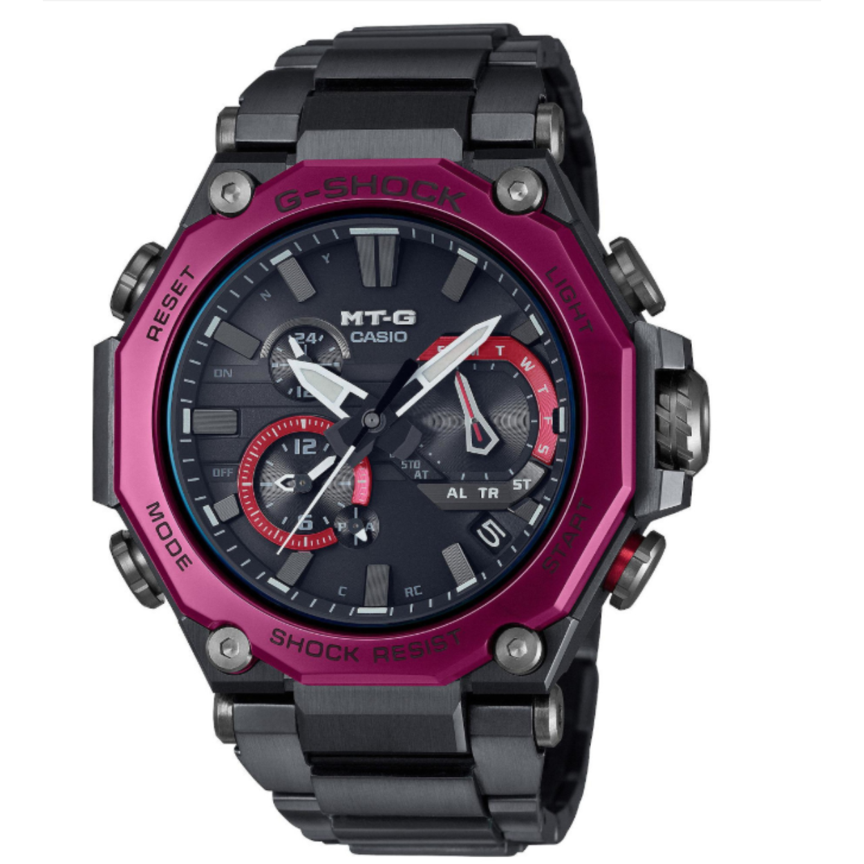 Saffierglas, Solar, 20bar waterdicht, Radiogestuurd, Bluetooth, Smart Acces