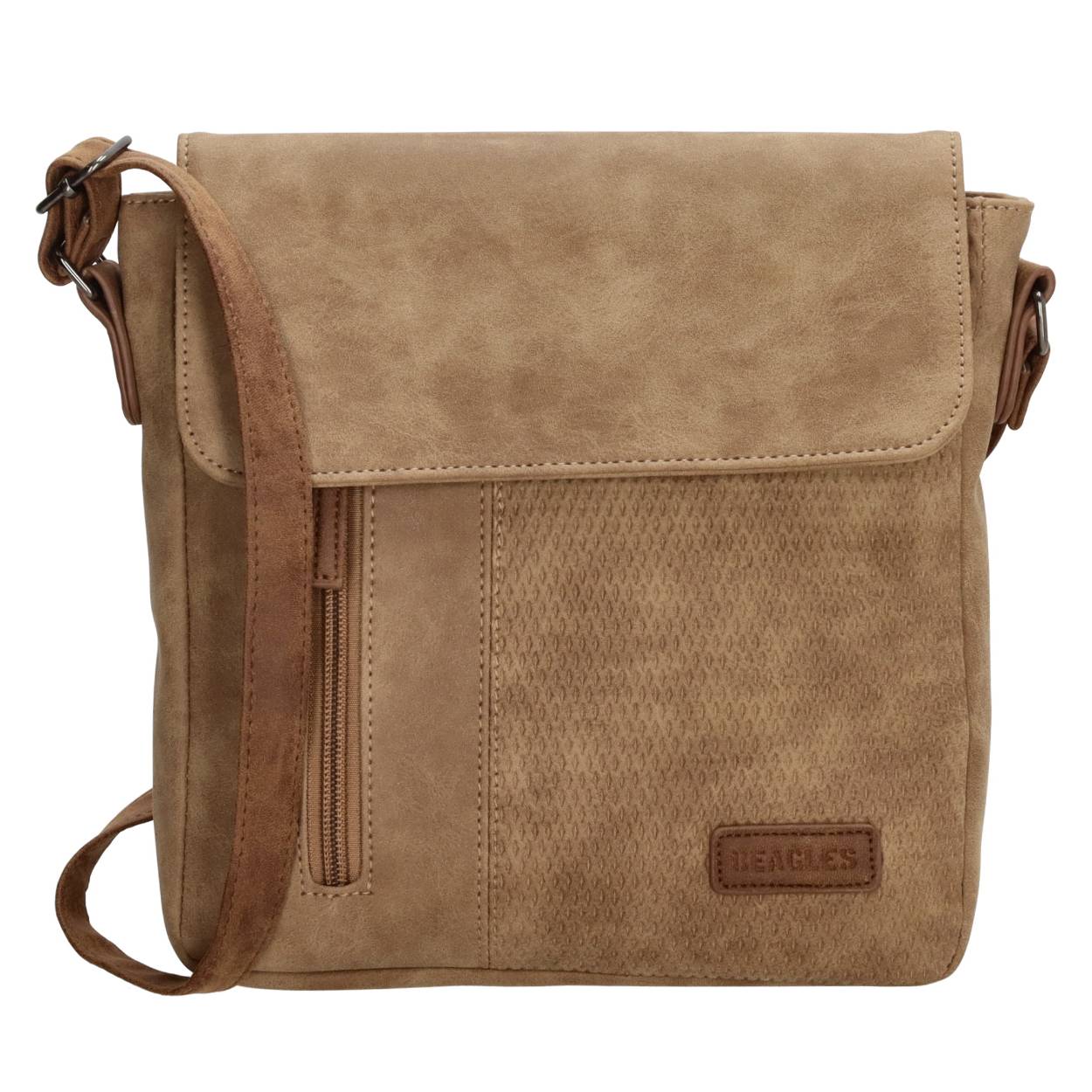Deze schoudertas is echt een topper! De tas is afkomstig uit de Brunete collectie van Beagles. Deze toffe schoudertas is ook nog eens praktisch. Zo kun je al je dagelijkse essentials kwijt in één van de vakken. Je draagt 'm met de verstelbare schouderband. Zo kun je de tas altijd dragen op jouw manier. De schoudertas sluit met een rits. Je shopt de tas in verschillende, neutrale kleuren. Welke kleur gaat het best bij al jouw outfits? 

De eigenschappen van deze schoudertas zijn: 

Verstelbare schouderband
Hoofdvak met overslag 
Insteekvakken
Voor- en achtervak met ritssluiting 