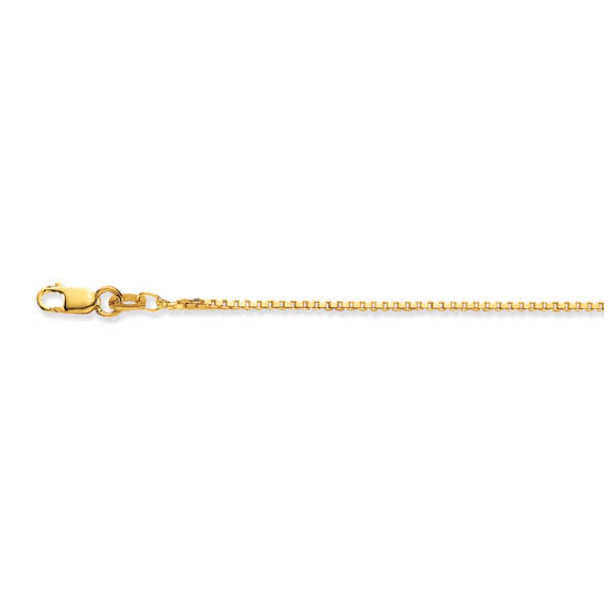 Gouden Venetiaans Schakel Collier 42cm