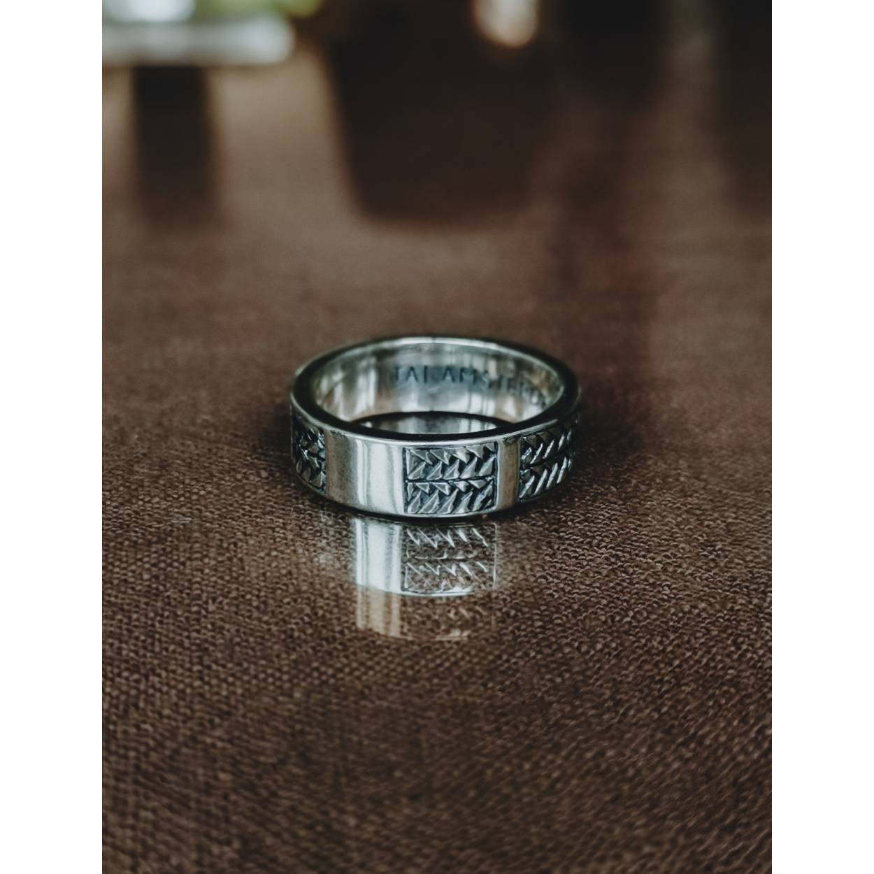 Ring met gevlochten band