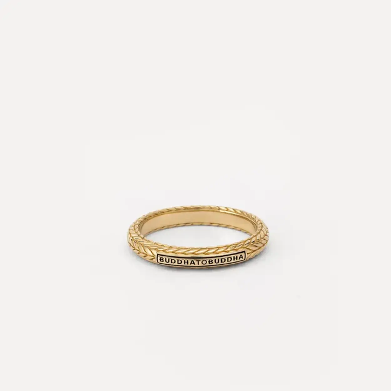 Buddha to Buddha Ellen geelgouden ring 14 karaat.