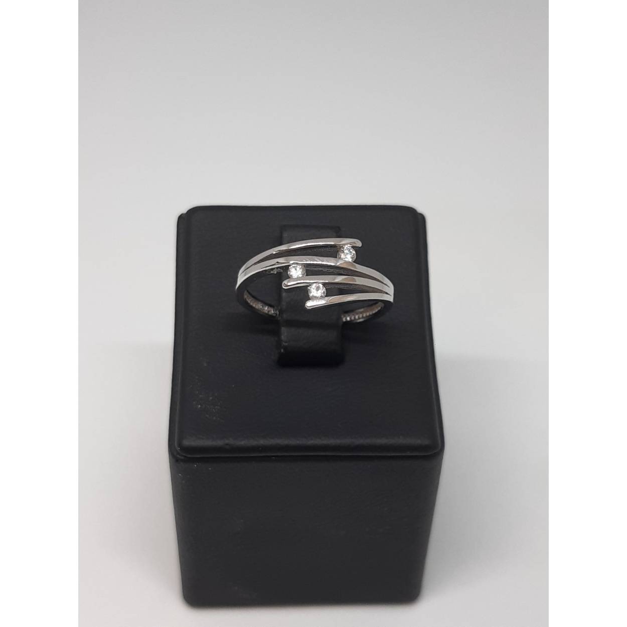 wit goud ring 14k  