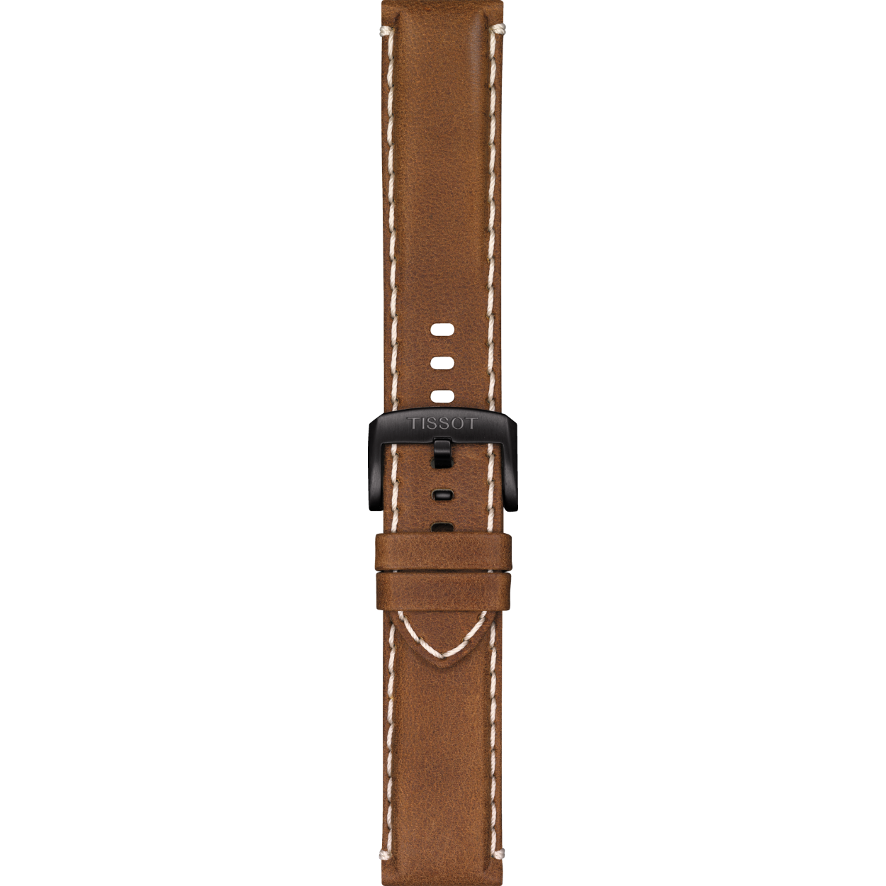TISSOT BROWN LEATHER STRAP 22/22 MM