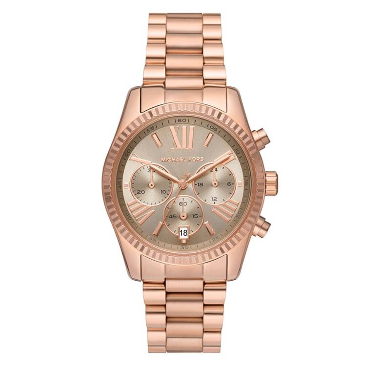 Michael Kors MK7217 Lexington - dit rosegold dameshorloge van Michael Kors is een stijlvolle aanwinst waarvan je jarenlang plezier hebt.