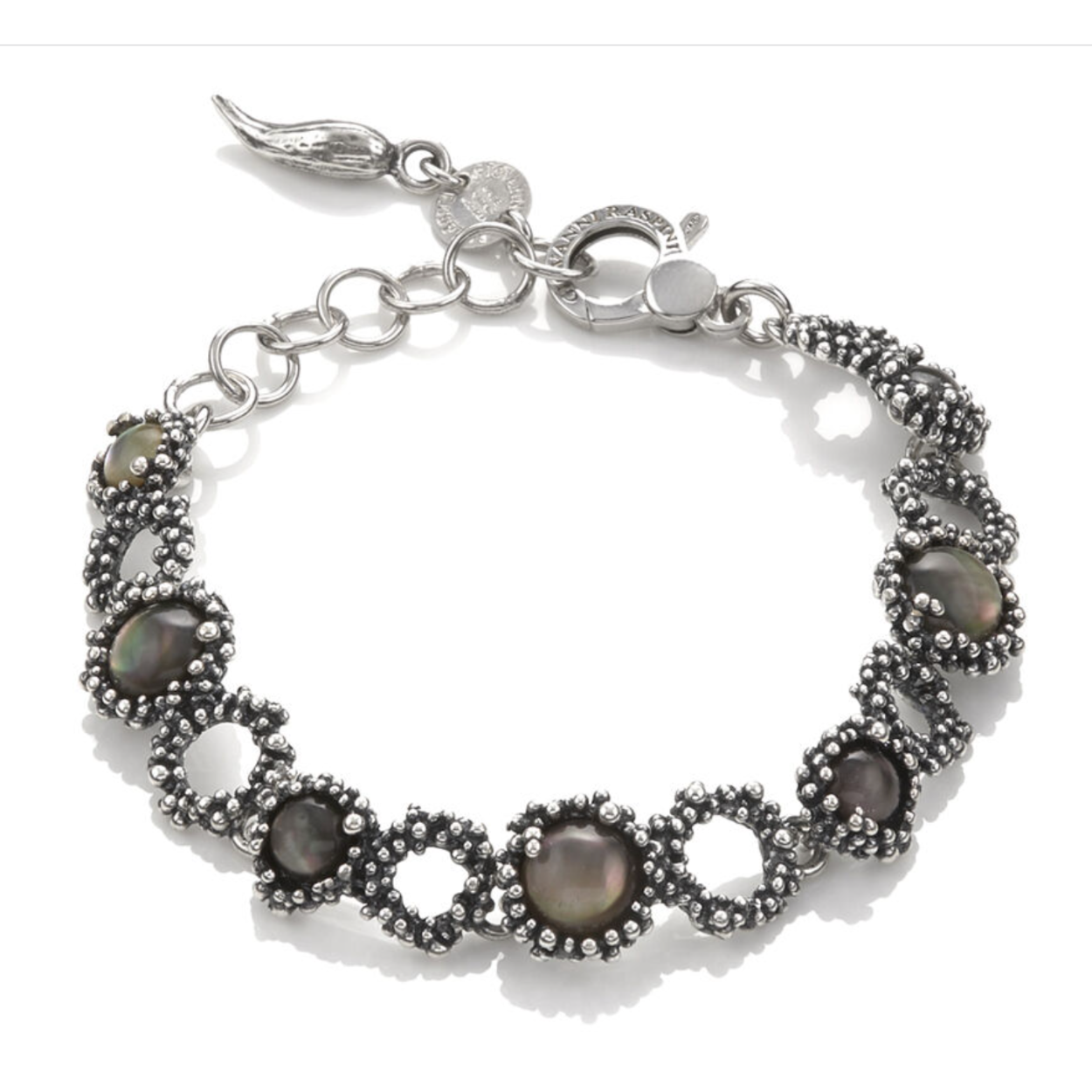 zilveren armband met parelmoer  uit de mini Maui collectie