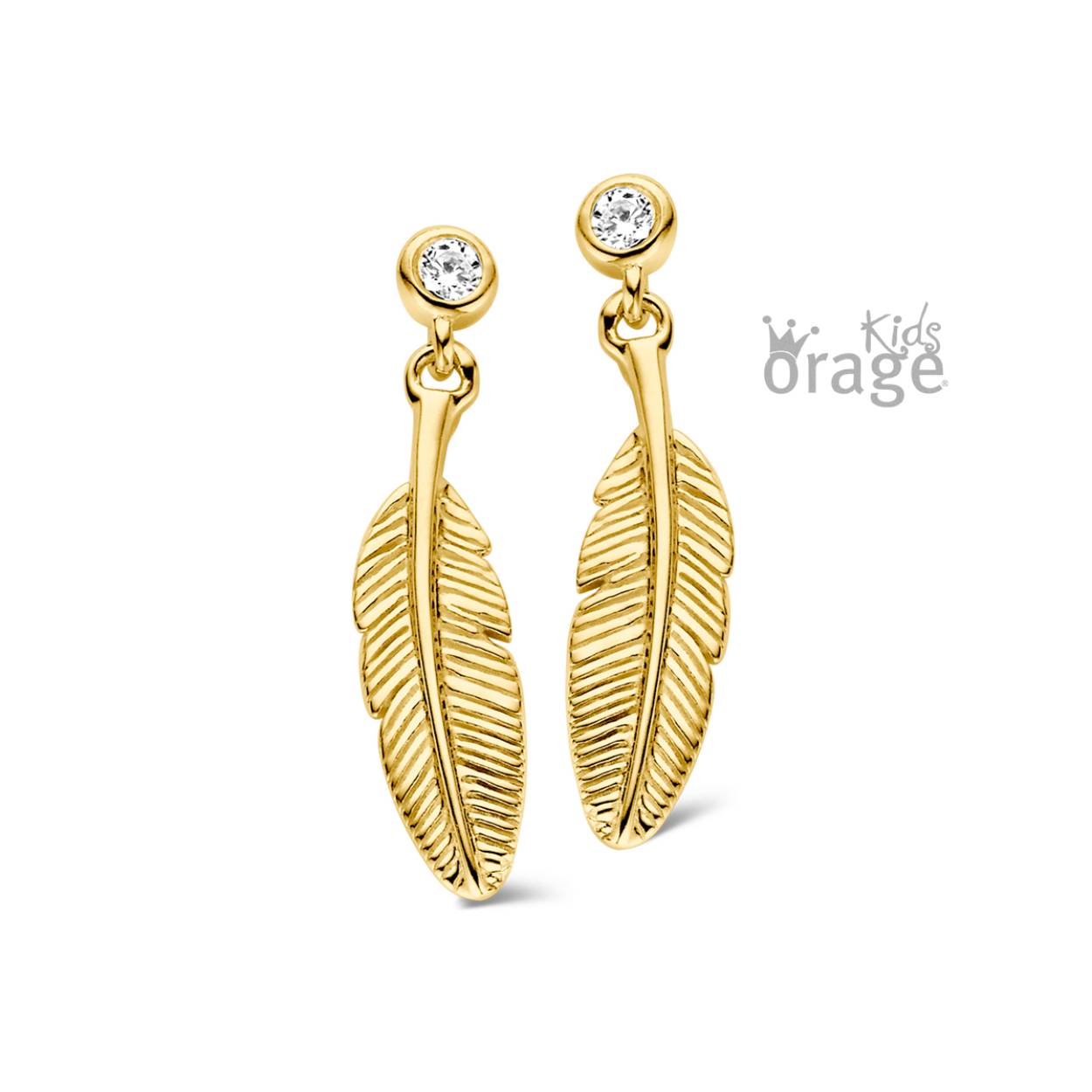 Orage kids - oorhangers 'pluim'