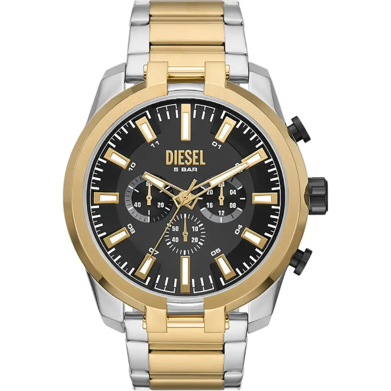 Dit Diesel horloge heeft een Roestvrijstaal kast met een diameter van 51 mm en is voorzien van een metalen band. In de kast bevindt zich een Seiko Instruments Inc. kwaliteitsuurwerk en is afgewerkt met Mineraalglas.
