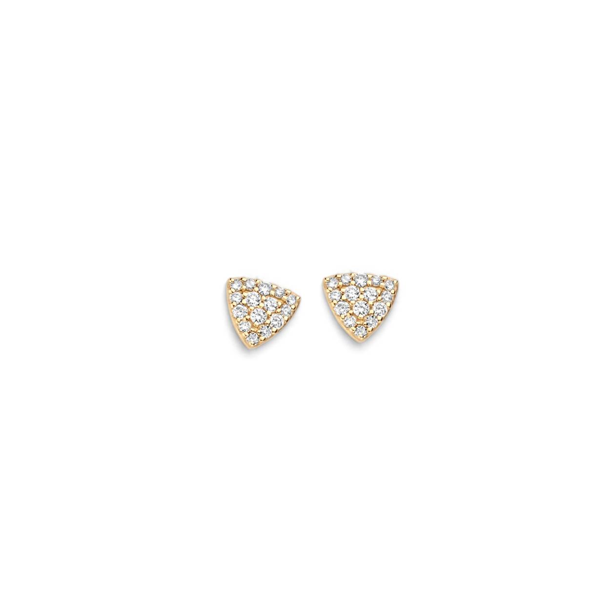 Eolo oorringen in 18 Kt geel goud met diamanten.
30 Diamant(en) briljant slijpsel 0.11 ct G VS