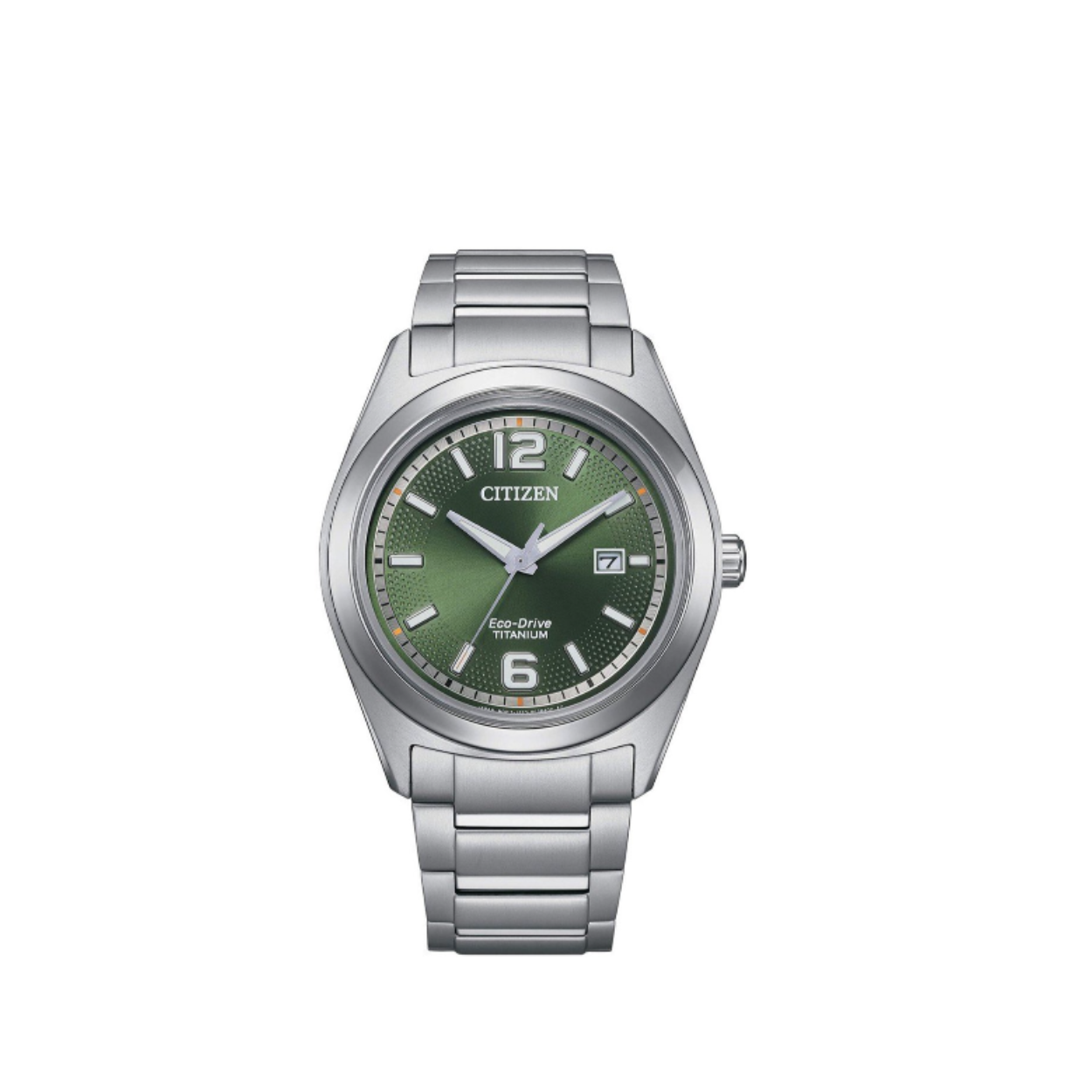 Titianium heren horloge, citizen, eco drive. 