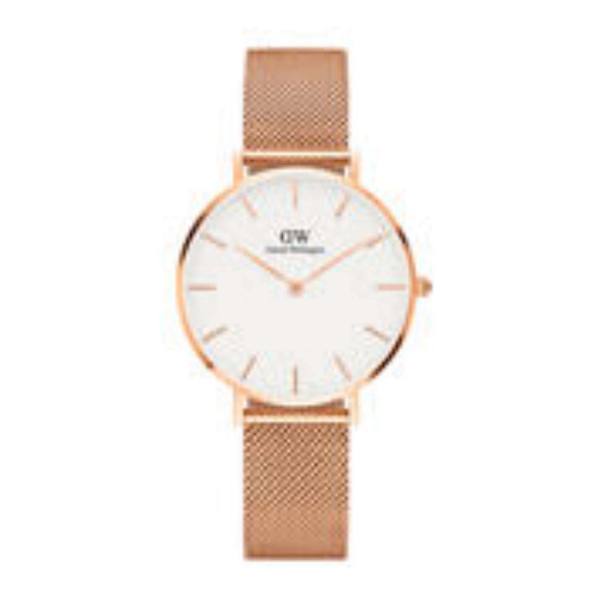 Dameshorloge van Daniel Wellington uit de Brandfield collectie, uitgevoerd met een polsband van RVS. Het model is voorzien van een RVS horlogekast, mineraalglas en een uurwerk van Quartz.